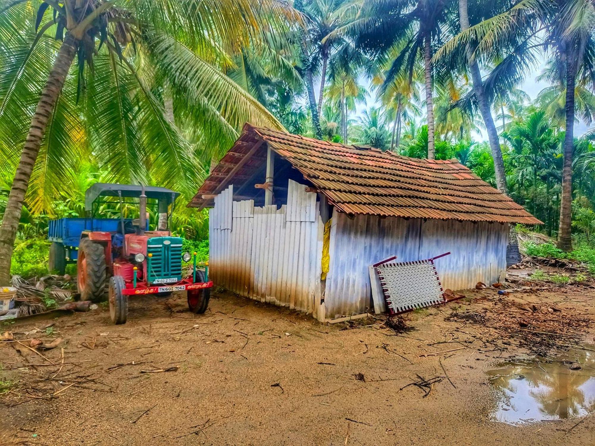 Alāndurai Shivalaya Farmstay Located Amdist Coconut Farm With River Access Near Isha,Adiyogi,Siruvani מראה חיצוני תמונה